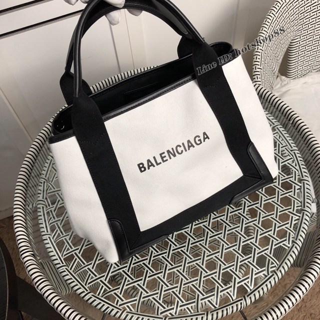 Balenciaga專櫃爆款大號購物袋手提帆布包 巴黎世家新版一行字帆布字母包 fyj1838